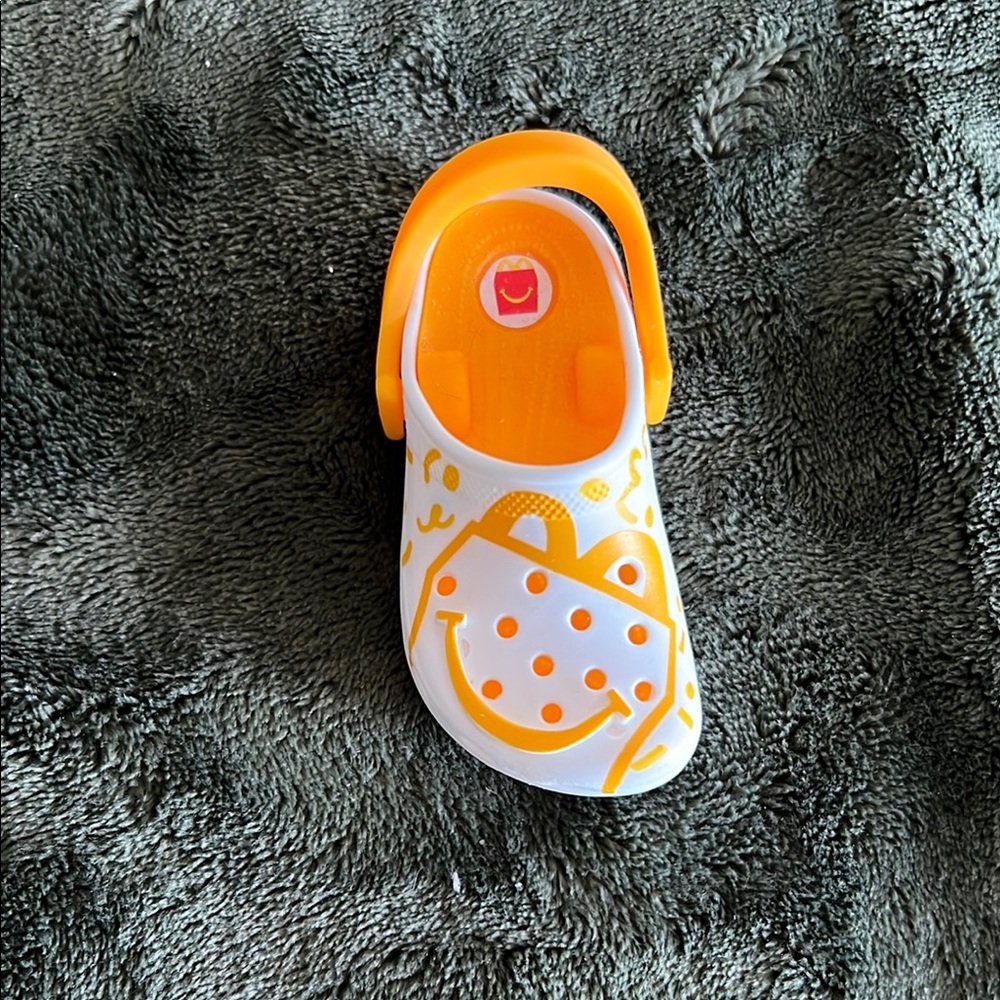Kids' Orange and White Clog Shoes